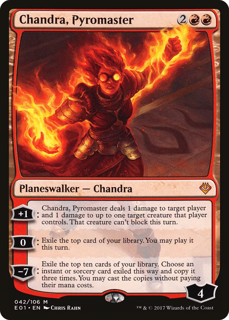 Chandra, Pyromaster · Archenemy: Nicol Bolas