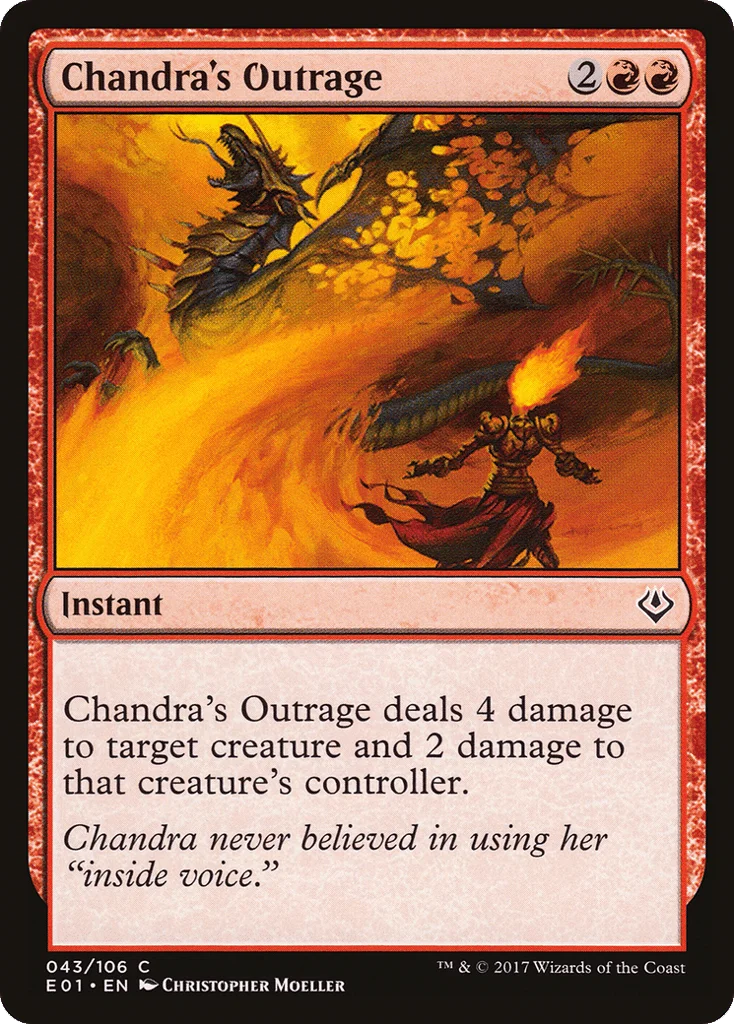 Chandra's Outrage · Archenemy: Nicol Bolas