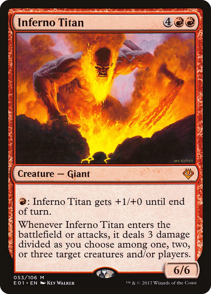 Inferno Titan · Archenemy: Nicol Bolas
