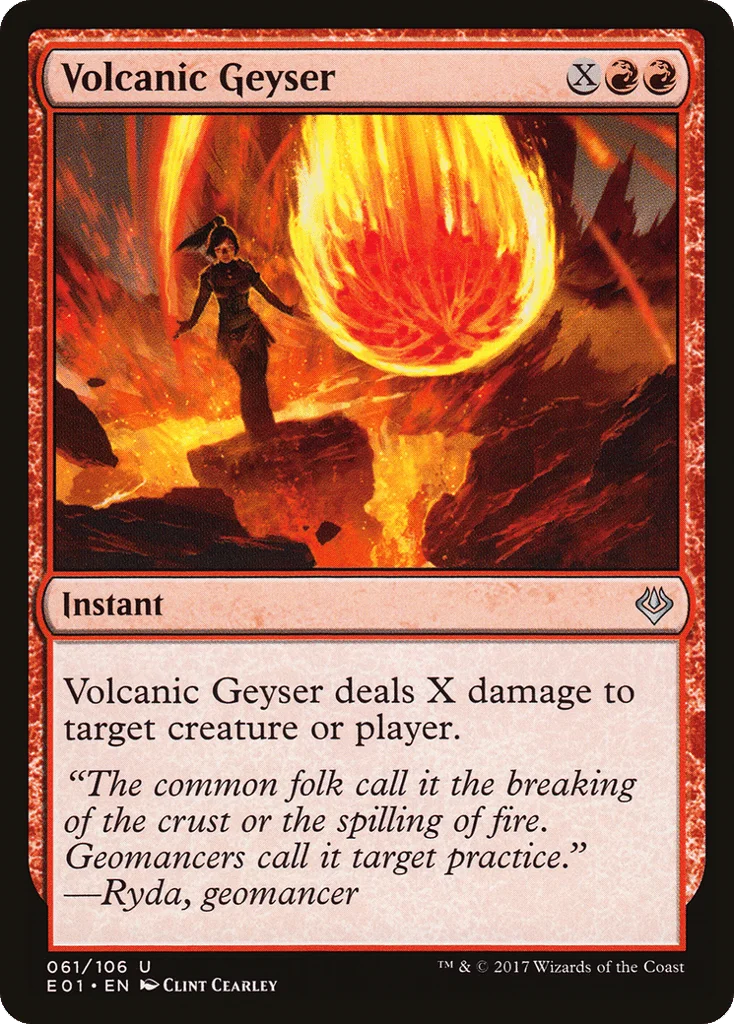 Volcanic Geyser · Archenemy: Nicol Bolas