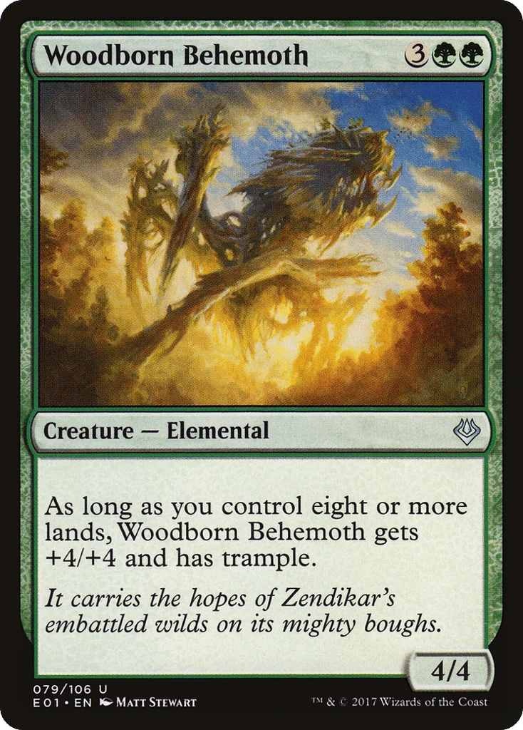 Woodborn Behemoth · Archenemy: Nicol Bolas