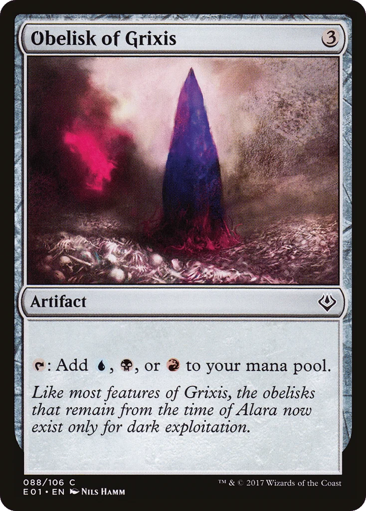 Obelisk of Grixis · Archenemy: Nicol Bolas