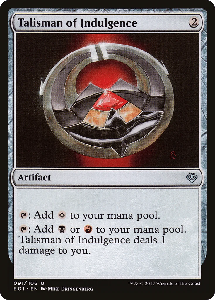 Talisman of Indulgence · Archenemy: Nicol Bolas