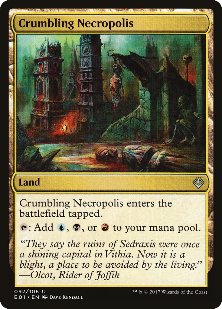 Crumbling Necropolis · Archenemy: Nicol Bolas