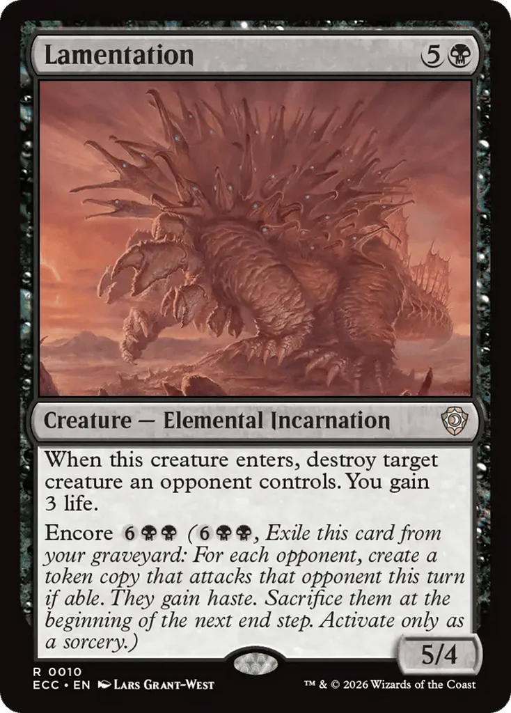Lamentation · Lorwyn Eclipsed Commander