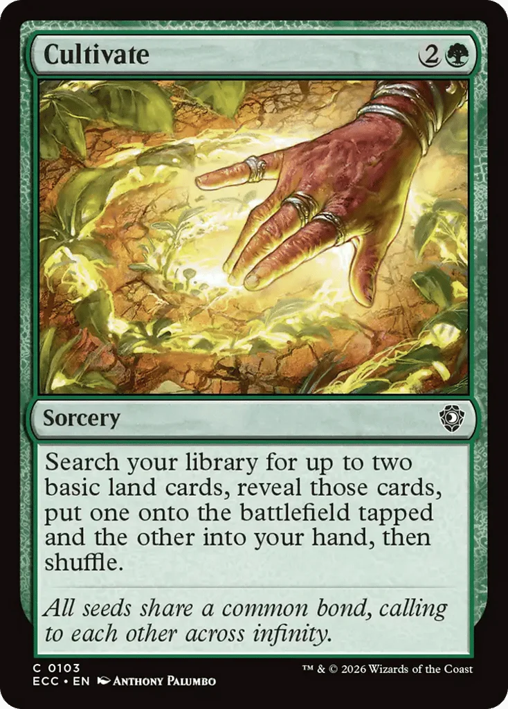 Cultivate · Lorwyn Eclipsed Commander
