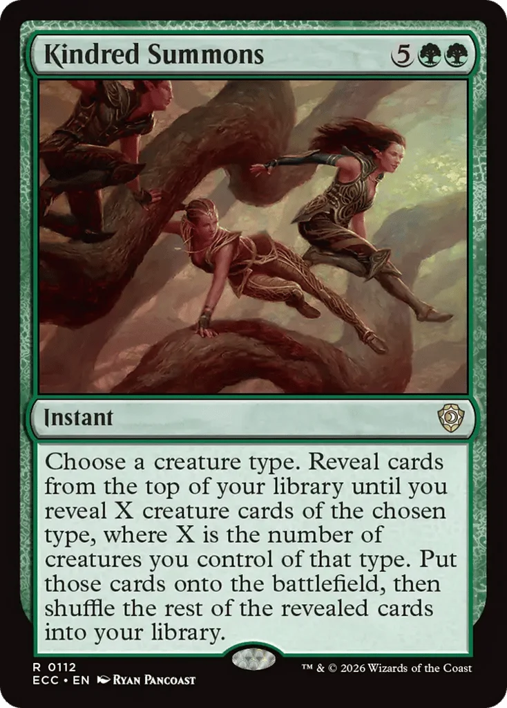 Kindred Summons · Lorwyn Eclipsed Commander