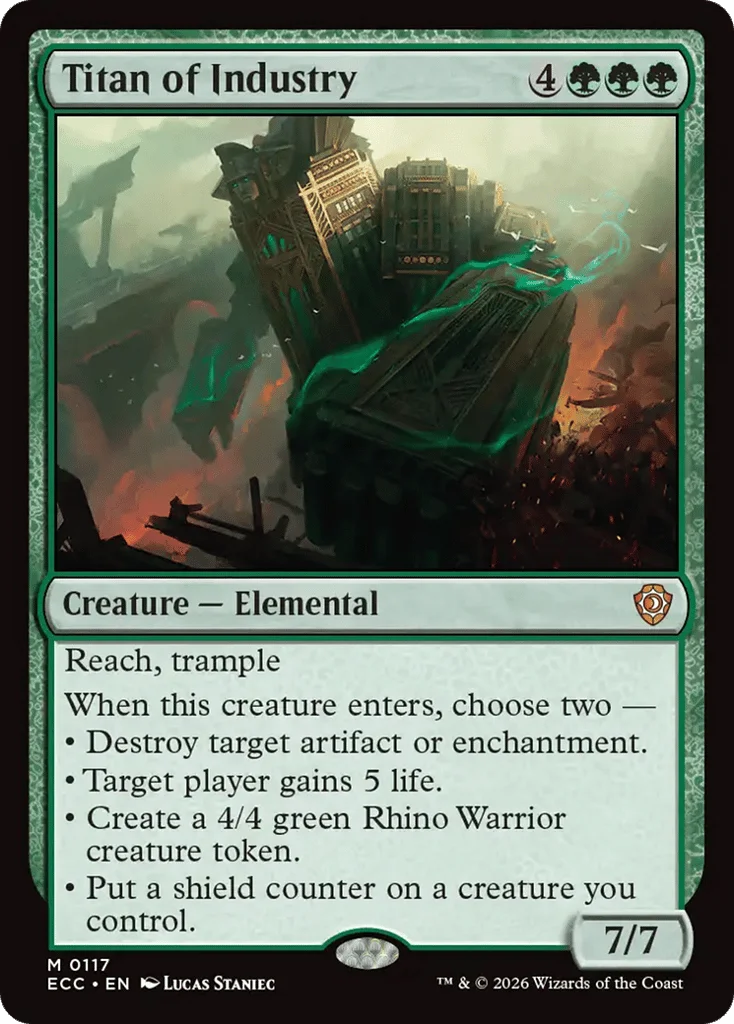Titan of Industry · Lorwyn Eclipsed Commander