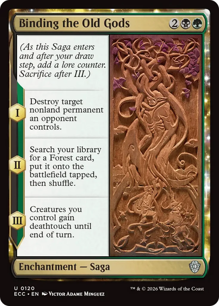 Binding the Old Gods · Lorwyn Eclipsed Commander