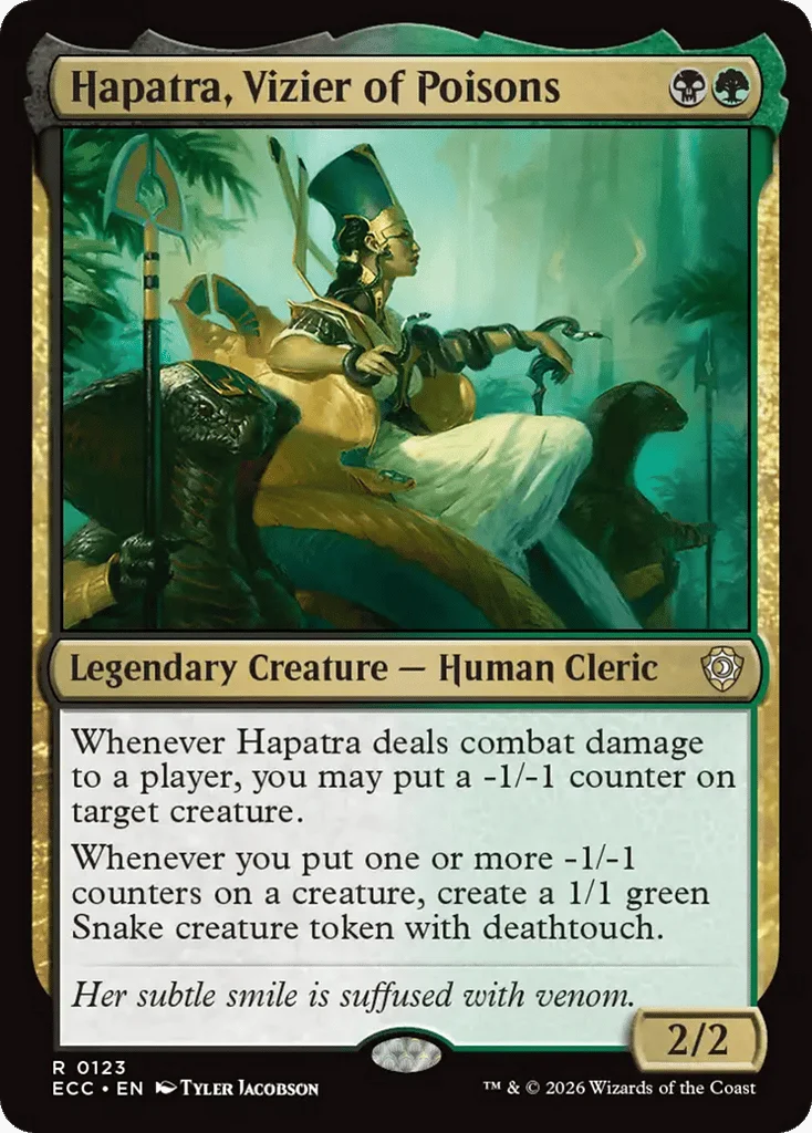 Hapatra, Vizier of Poisons · Lorwyn Eclipsed Commander