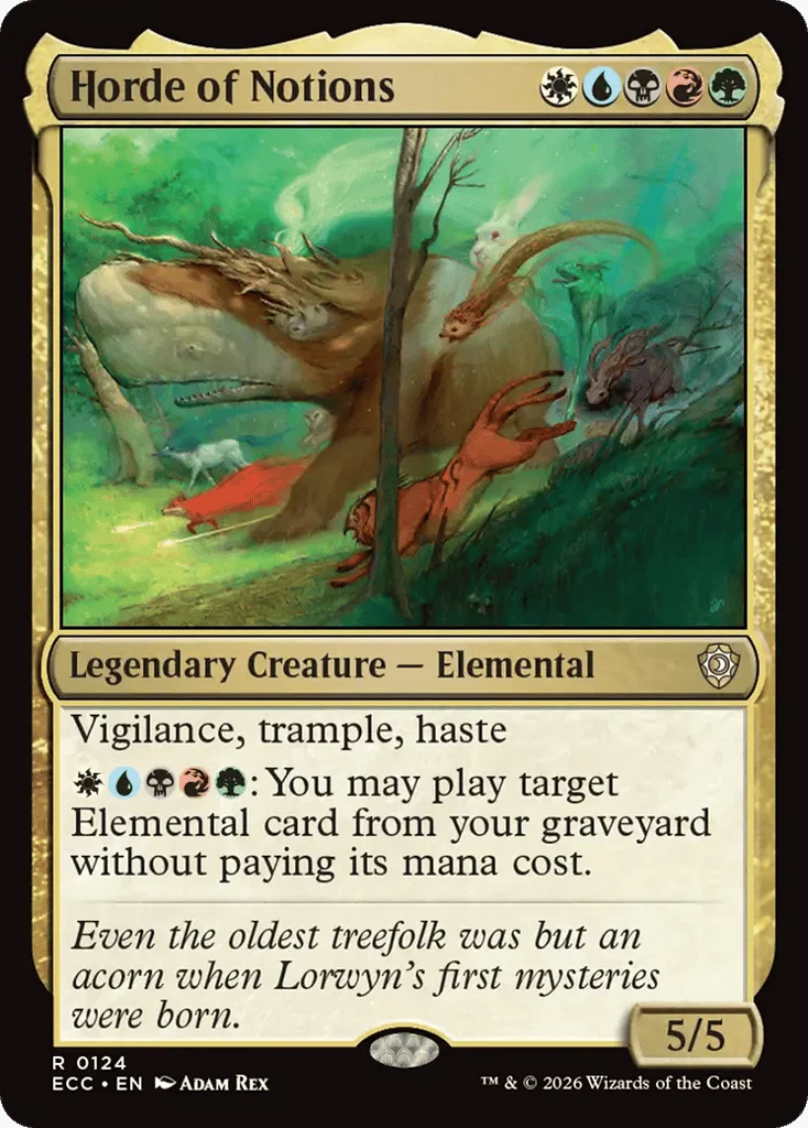 Horde of Notions · Lorwyn Eclipsed Commander