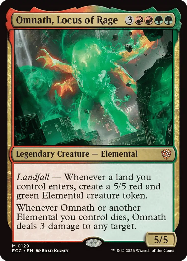 Omnath, Locus of Rage · Lorwyn Eclipsed Commander