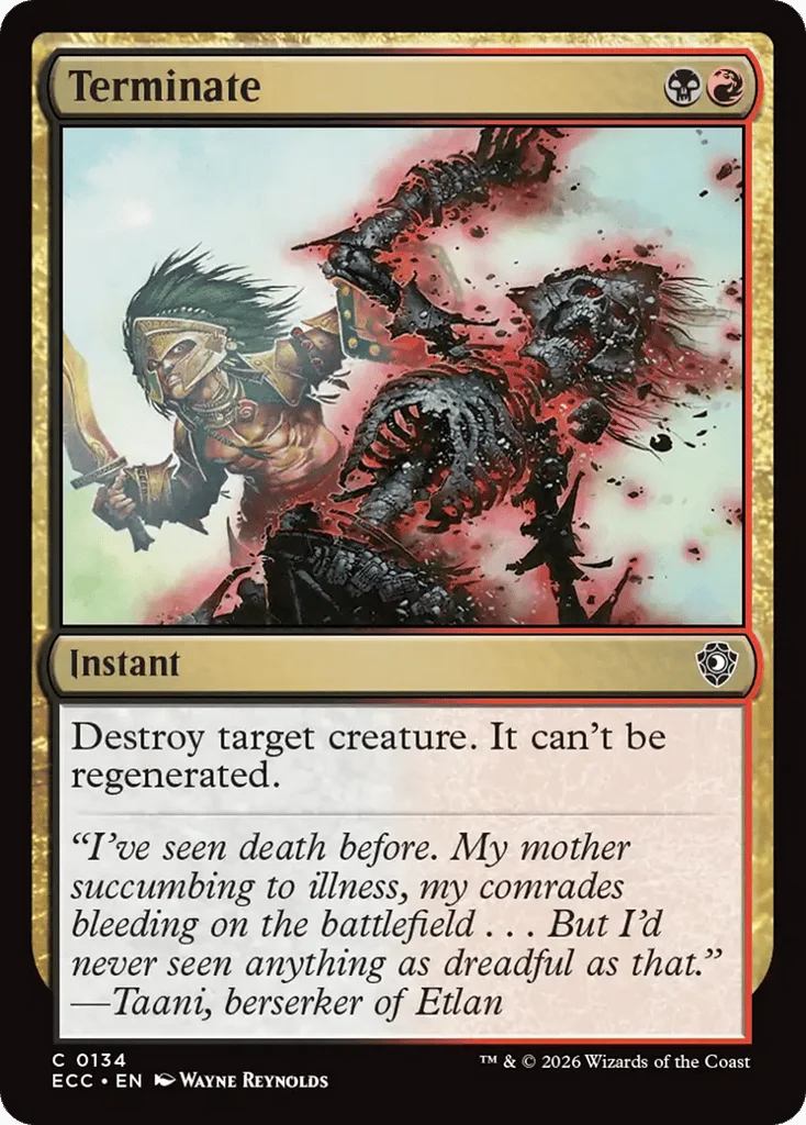 Terminate · Lorwyn Eclipsed Commander