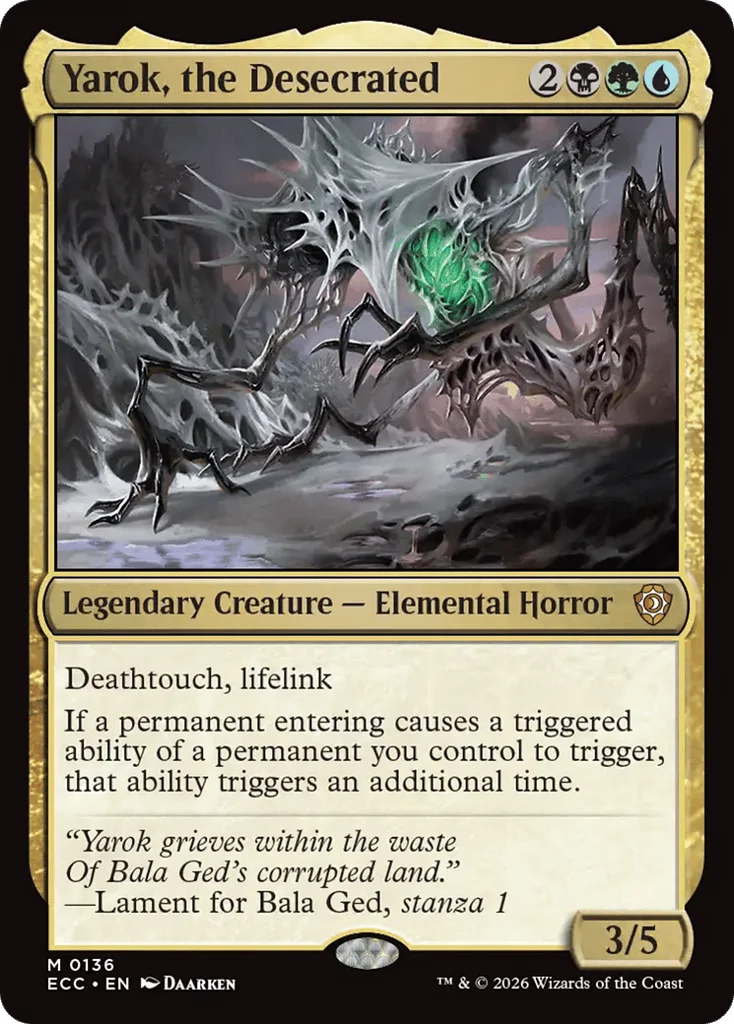 Yarok, the Desecrated · Lorwyn Eclipsed Commander