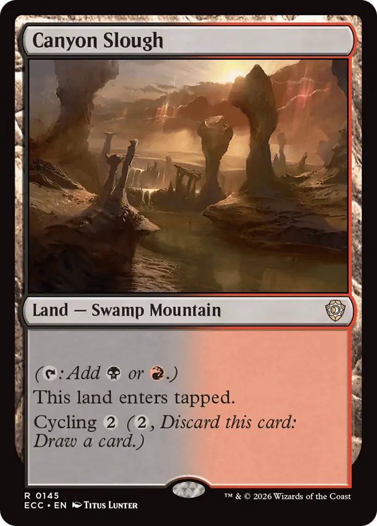 Canyon Slough · Lorwyn Eclipsed Commander