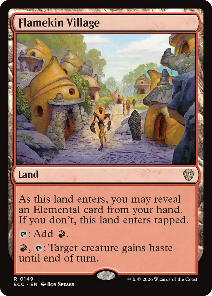 Flamekin Village · Lorwyn Eclipsed Commander