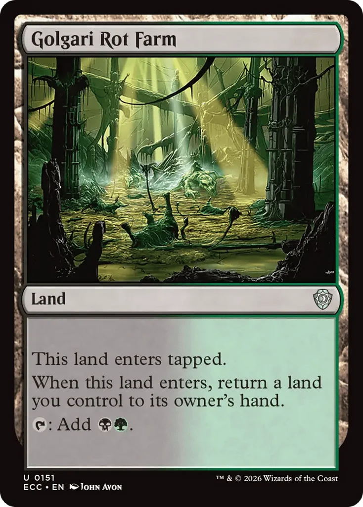 Golgari Rot Farm · Lorwyn Eclipsed Commander