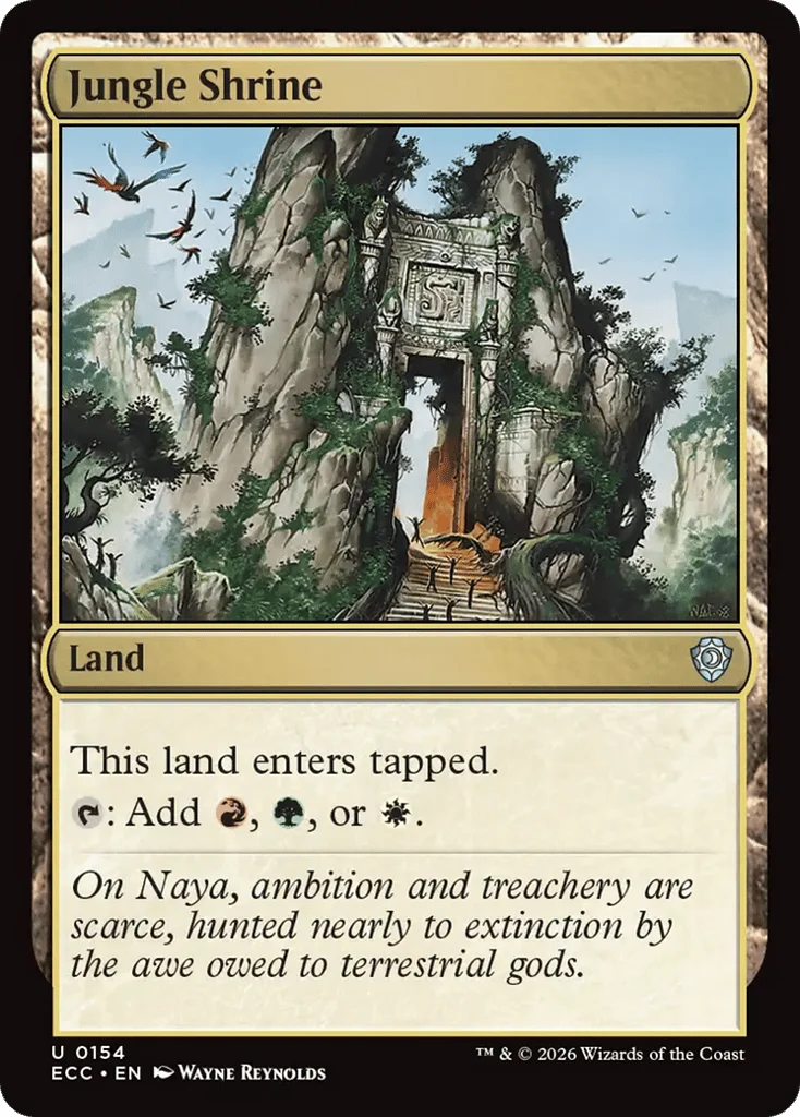 Jungle Shrine · Lorwyn Eclipsed Commander