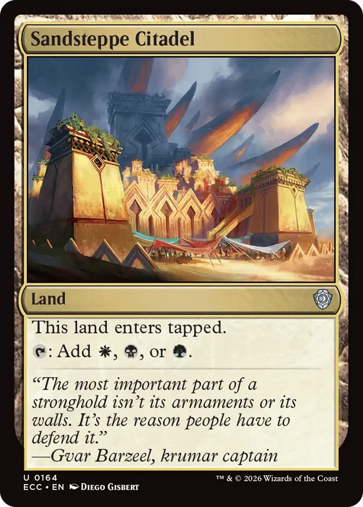 Sandsteppe Citadel · Lorwyn Eclipsed Commander