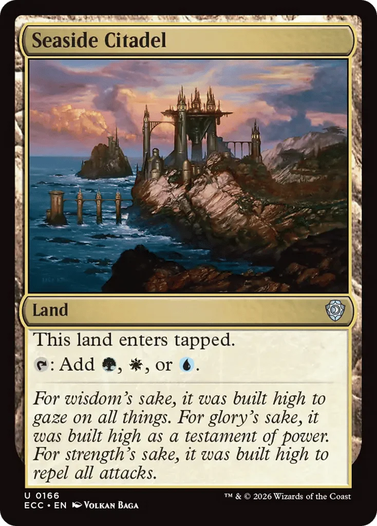 Seaside Citadel · Lorwyn Eclipsed Commander