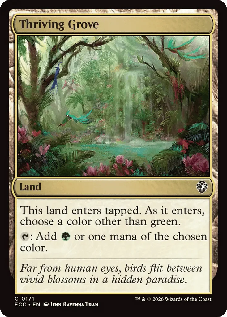 Thriving Grove · Lorwyn Eclipsed Commander