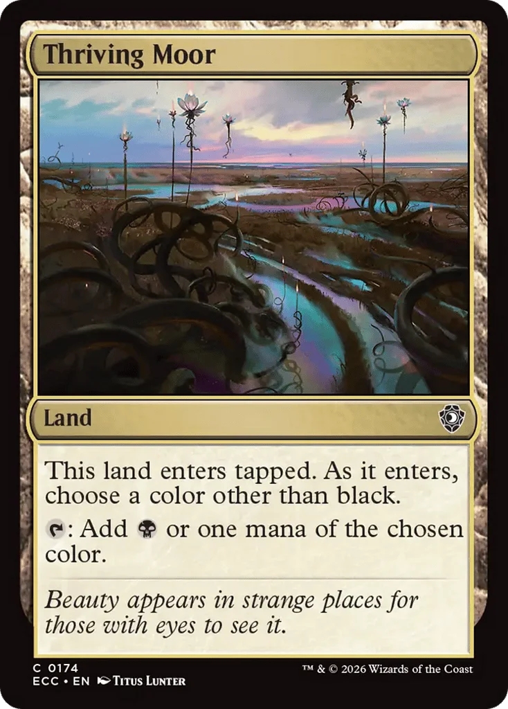 Thriving Moor · Lorwyn Eclipsed Commander