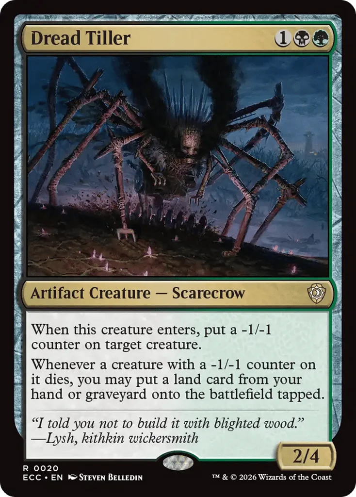 Dread Tiller · Lorwyn Eclipsed Commander