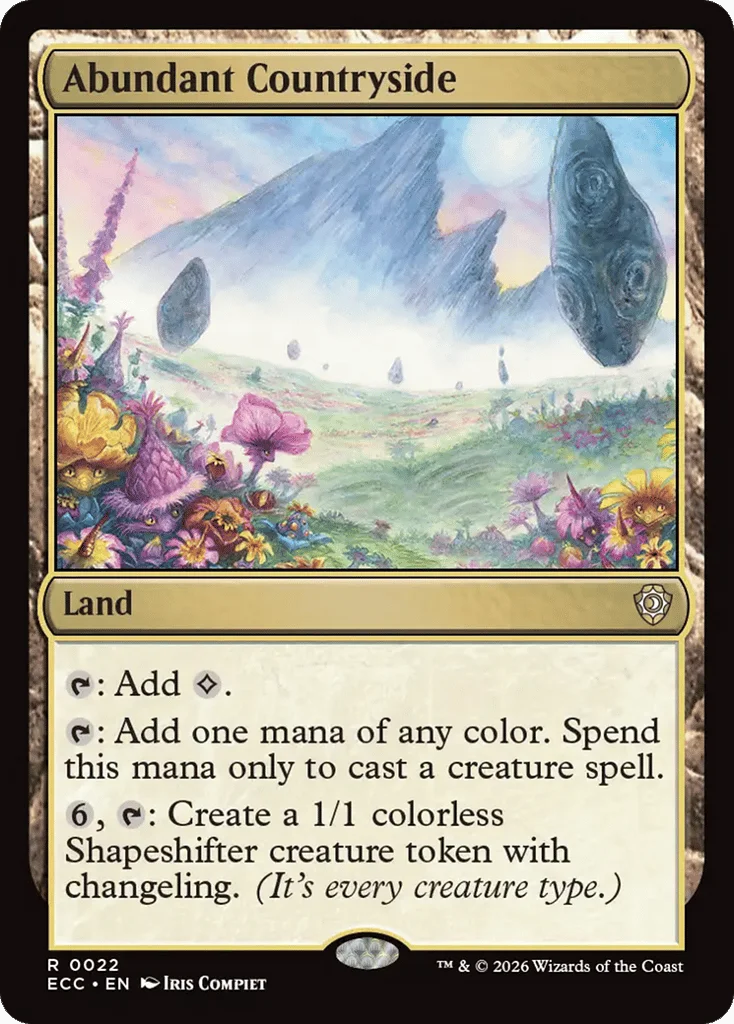 Abundant Countryside · Lorwyn Eclipsed Commander