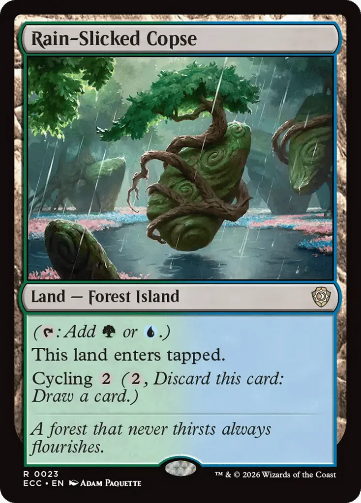 Rain-Slicked Copse · Lorwyn Eclipsed Commander
