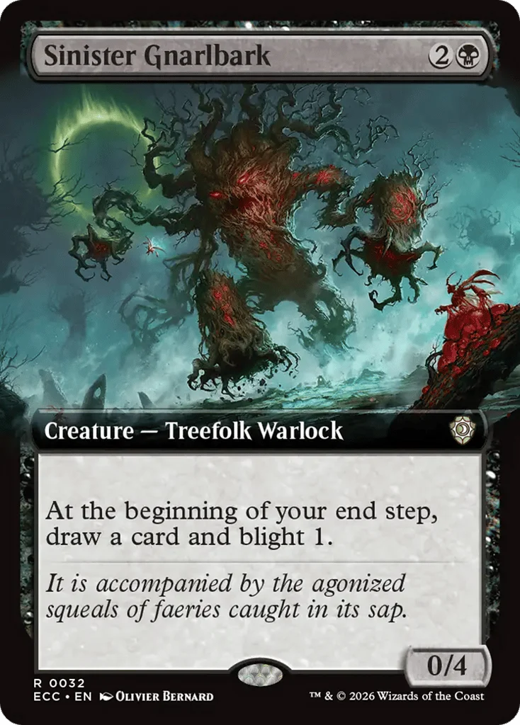 Sinister Gnarlbark · Lorwyn Eclipsed Commander