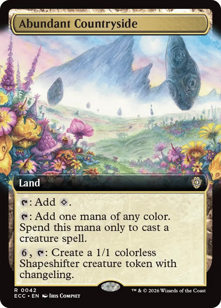 Abundant Countryside · Lorwyn Eclipsed Commander