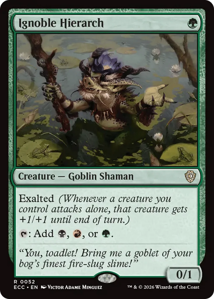 Ignoble Hierarch · Lorwyn Eclipsed Commander