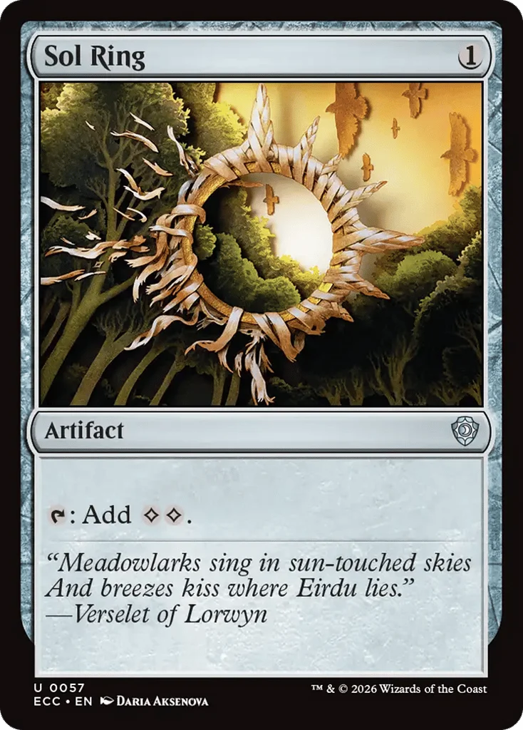 Sol Ring · Lorwyn Eclipsed Commander