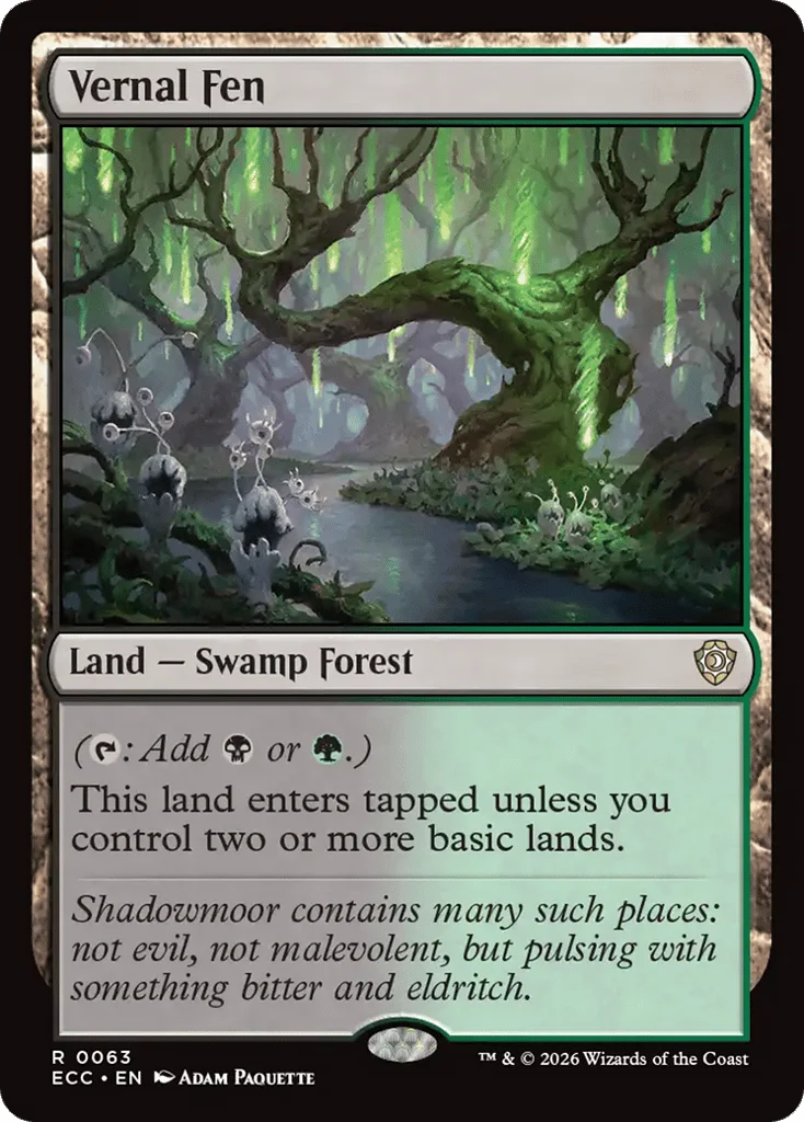 Vernal Fen · Lorwyn Eclipsed Commander