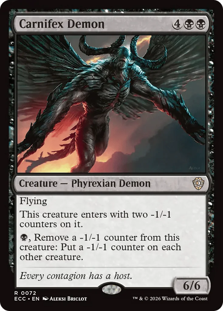 Carnifex Demon · Lorwyn Eclipsed Commander