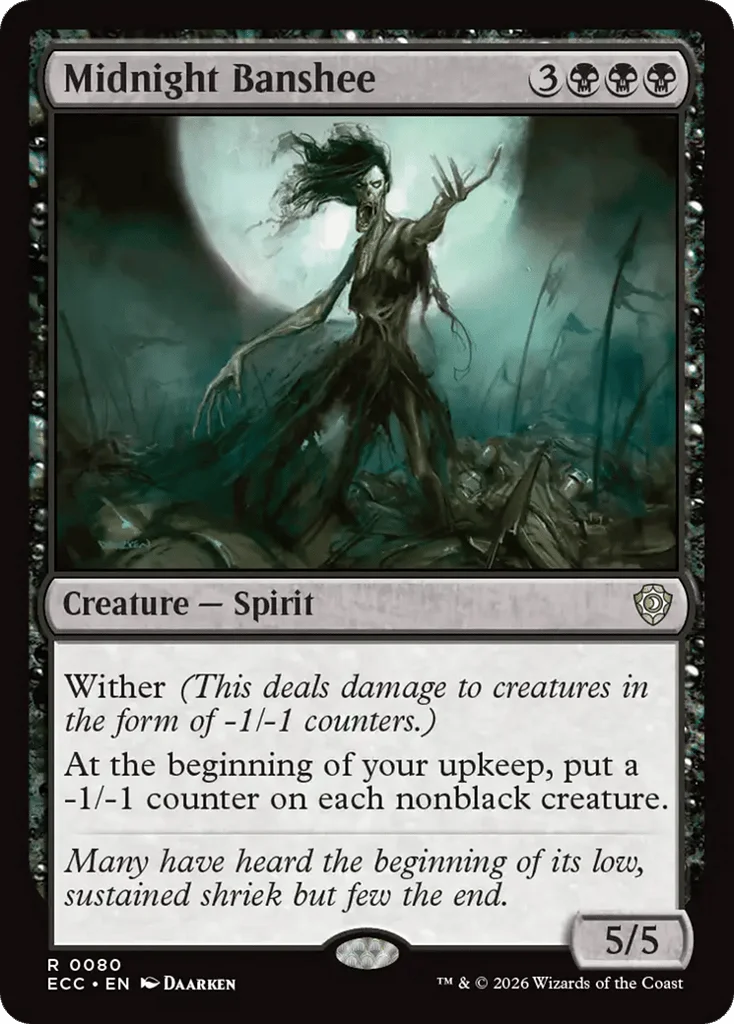Midnight Banshee · Lorwyn Eclipsed Commander