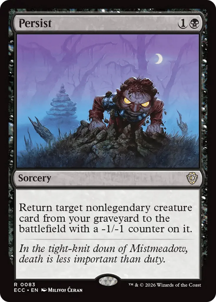 Persist · Lorwyn Eclipsed Commander