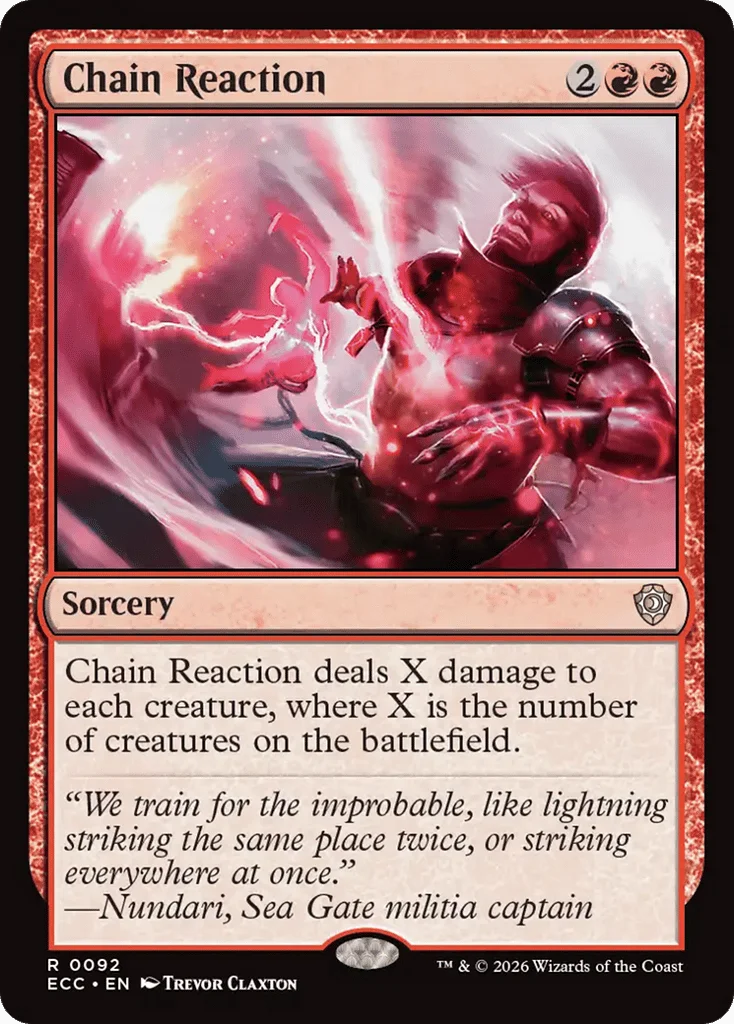 Chain Reaction · Lorwyn Eclipsed Commander