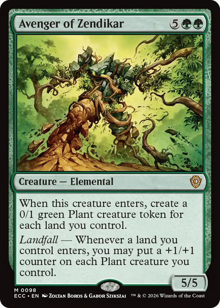 Avenger of Zendikar · Lorwyn Eclipsed Commander