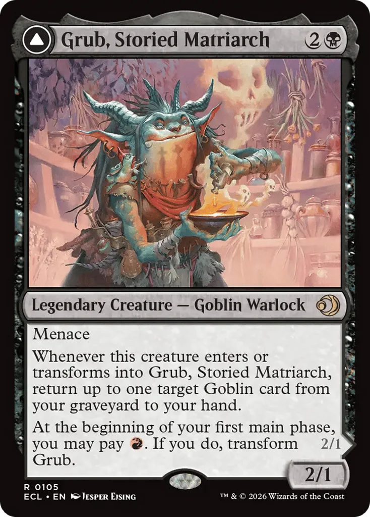 Grub, Storied Matriarch // Grub, Notorious Auntie · Lorwyn Eclipsed