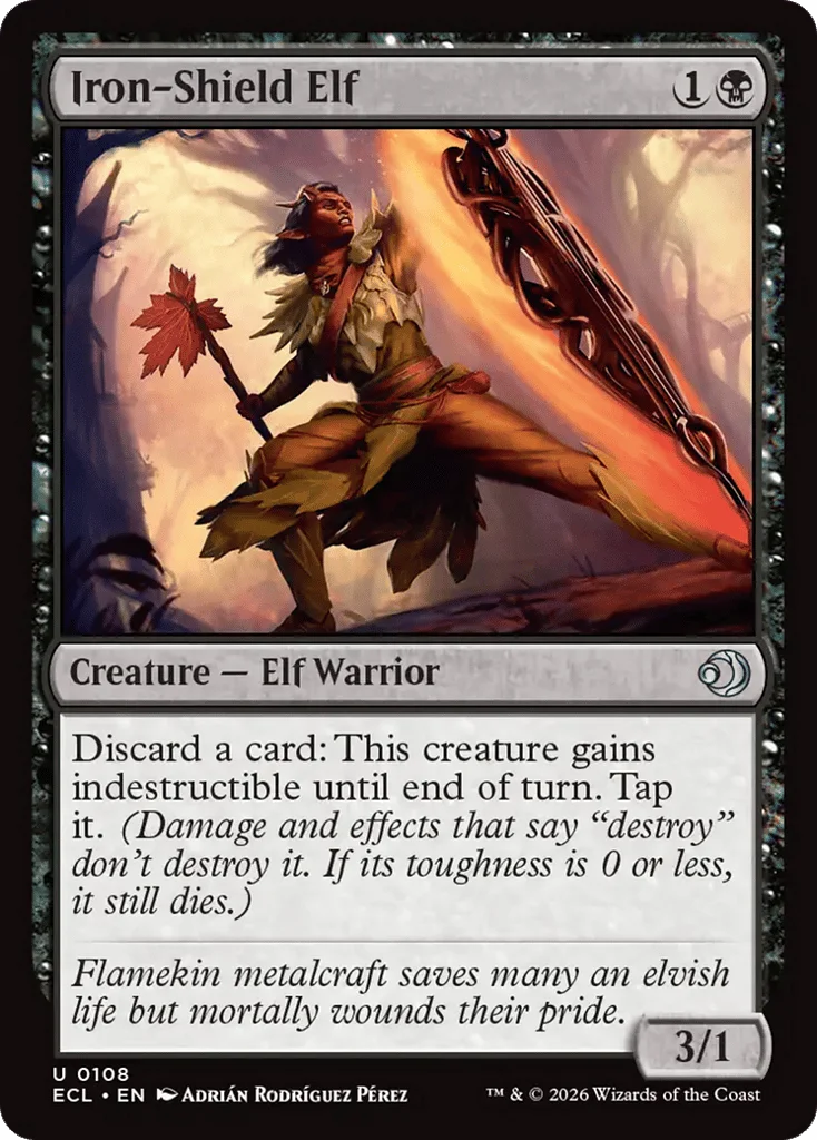 Iron-Shield Elf · Lorwyn Eclipsed
