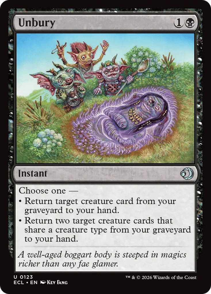 Unbury · Lorwyn Eclipsed