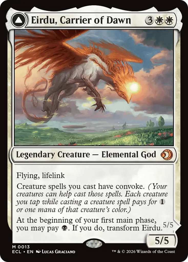 Eirdu, Carrier of Dawn // Isilu, Carrier of Twilight · Lorwyn Eclipsed