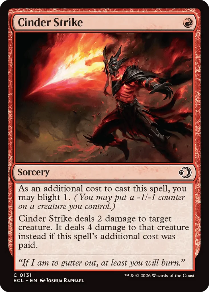 Cinder Strike · Lorwyn Eclipsed