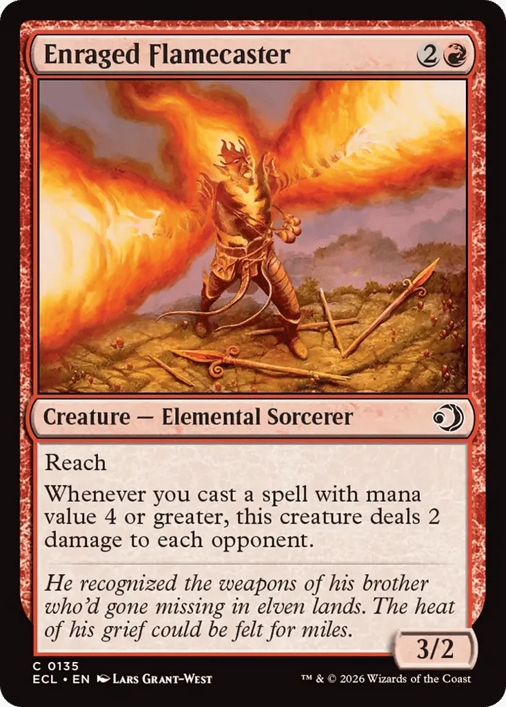 Enraged Flamecaster · Lorwyn Eclipsed