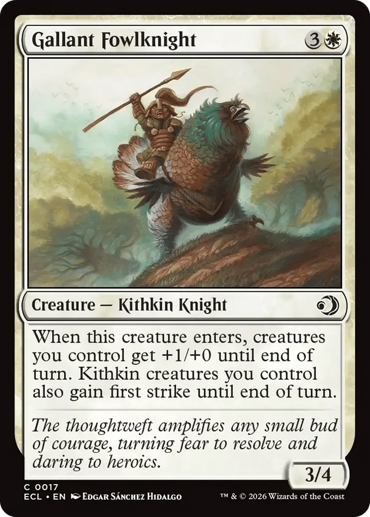 Gallant Fowlknight · Lorwyn Eclipsed