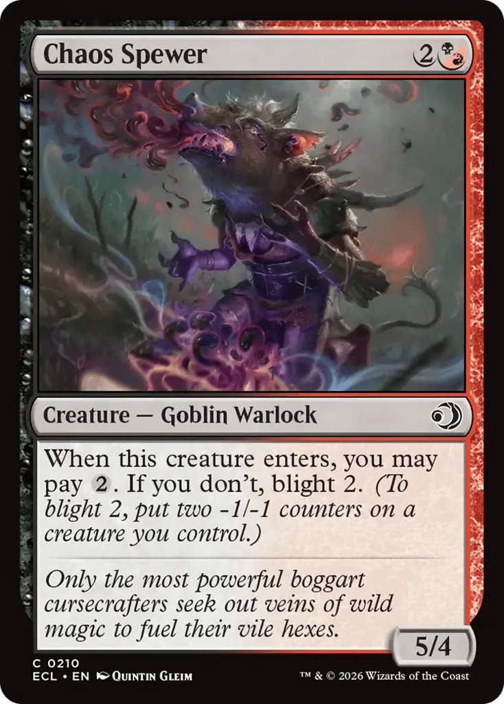 Chaos Spewer · Lorwyn Eclipsed