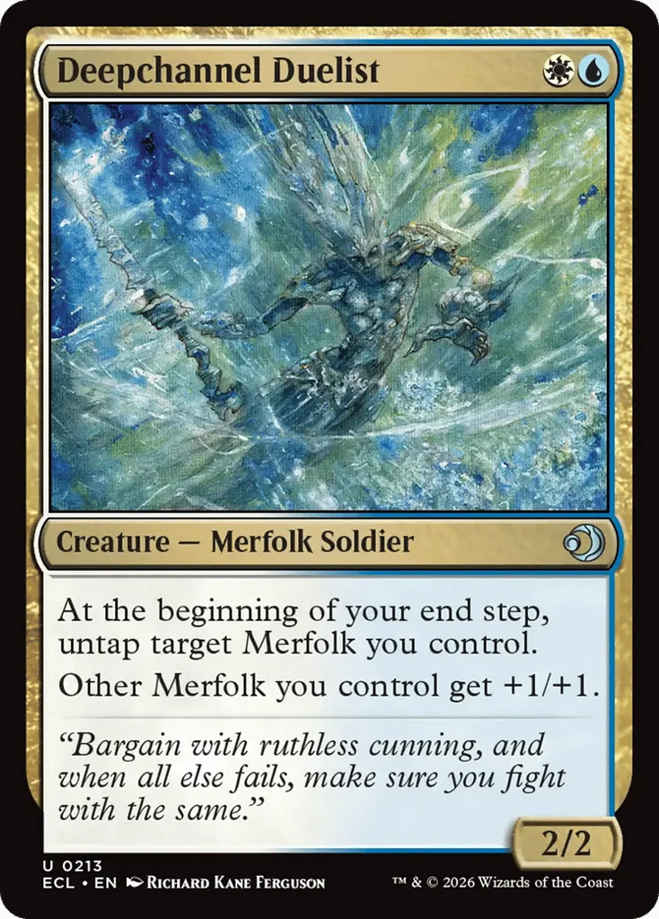 Deepchannel Duelist · Lorwyn Eclipsed