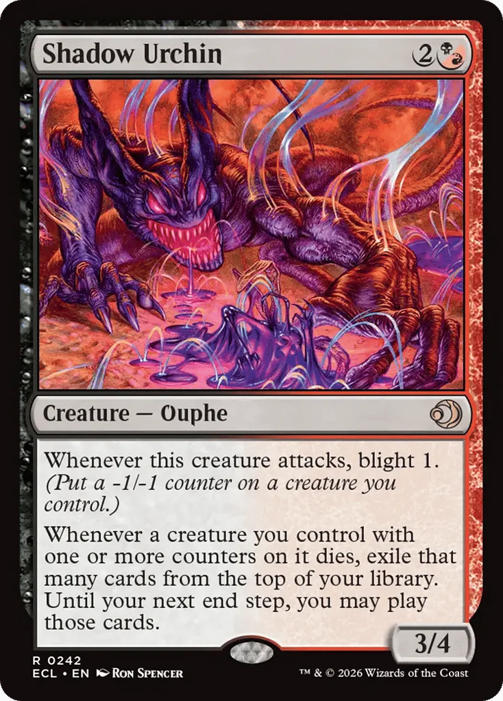 Shadow Urchin · Lorwyn Eclipsed