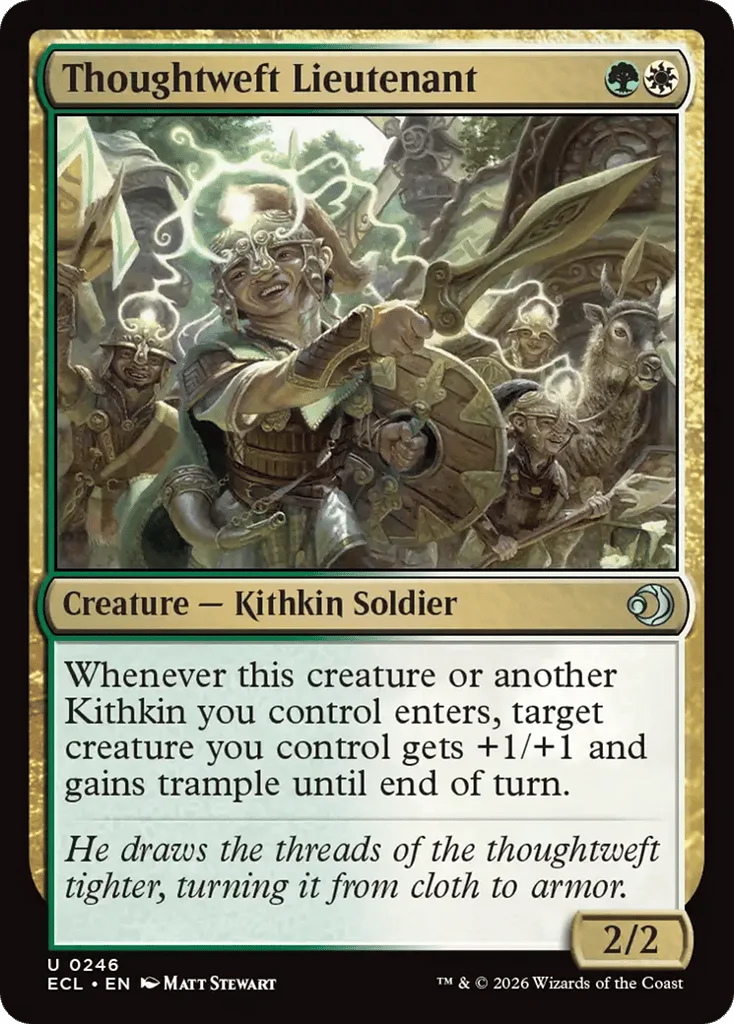 Thoughtweft Lieutenant · Lorwyn Eclipsed
